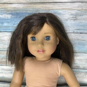 American Girl Grace Brown Hair Blue Eyes Freckles